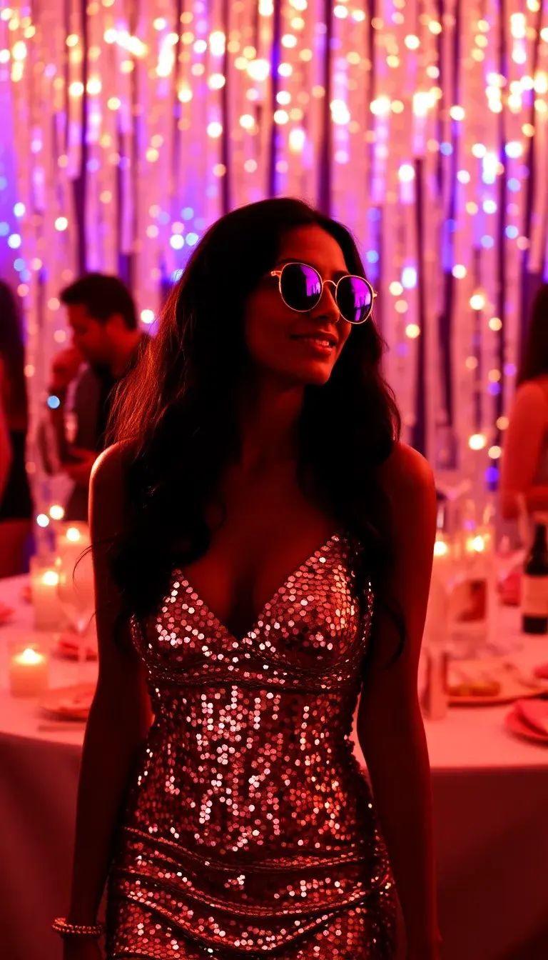 White Sequin Summer Party