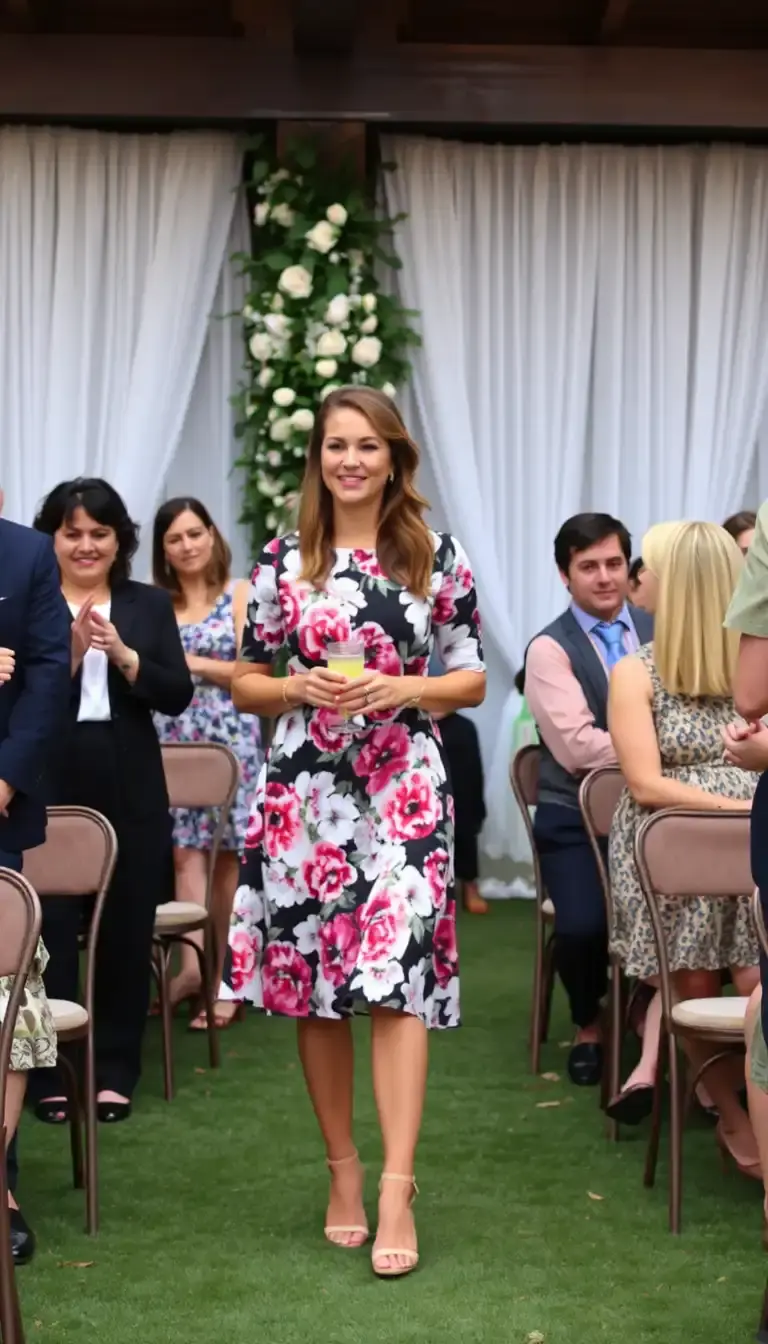 Canadian Floral Guest Midi