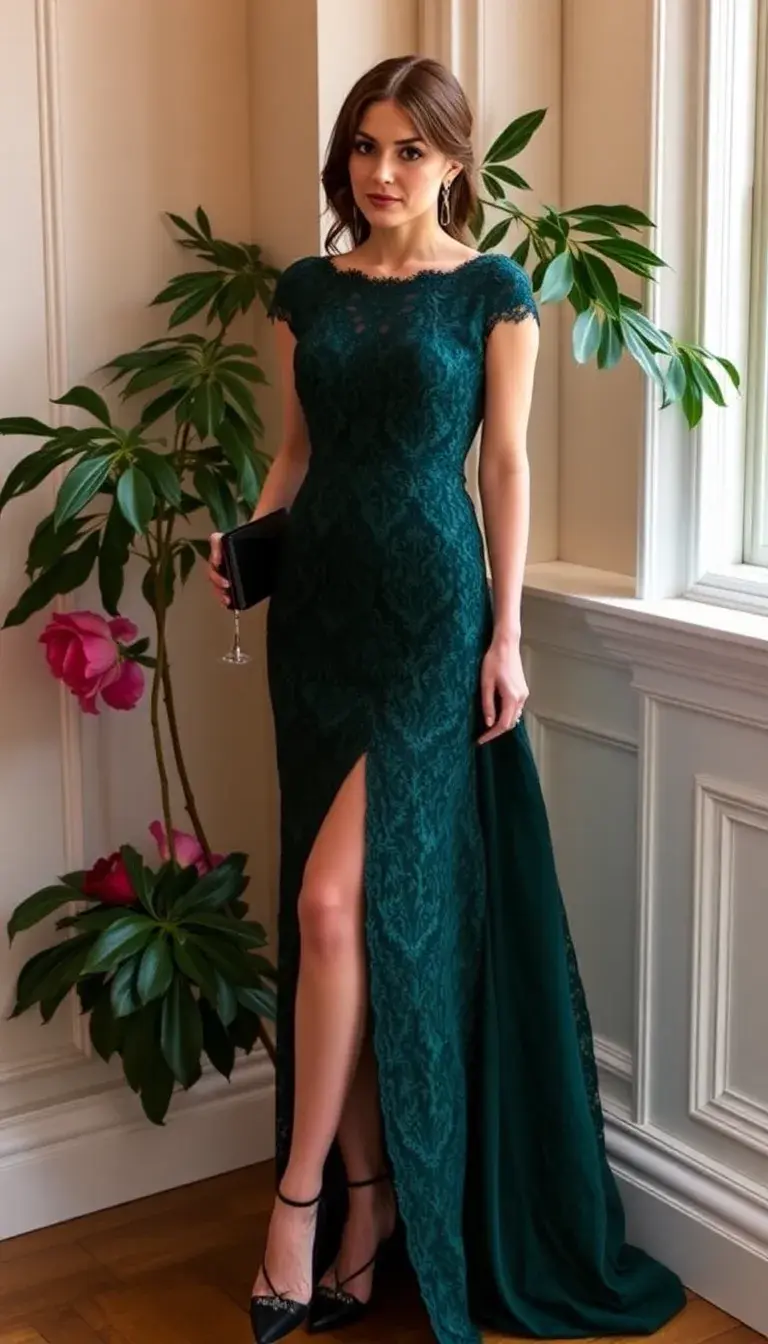 Canadian Lace Cocktail Dress