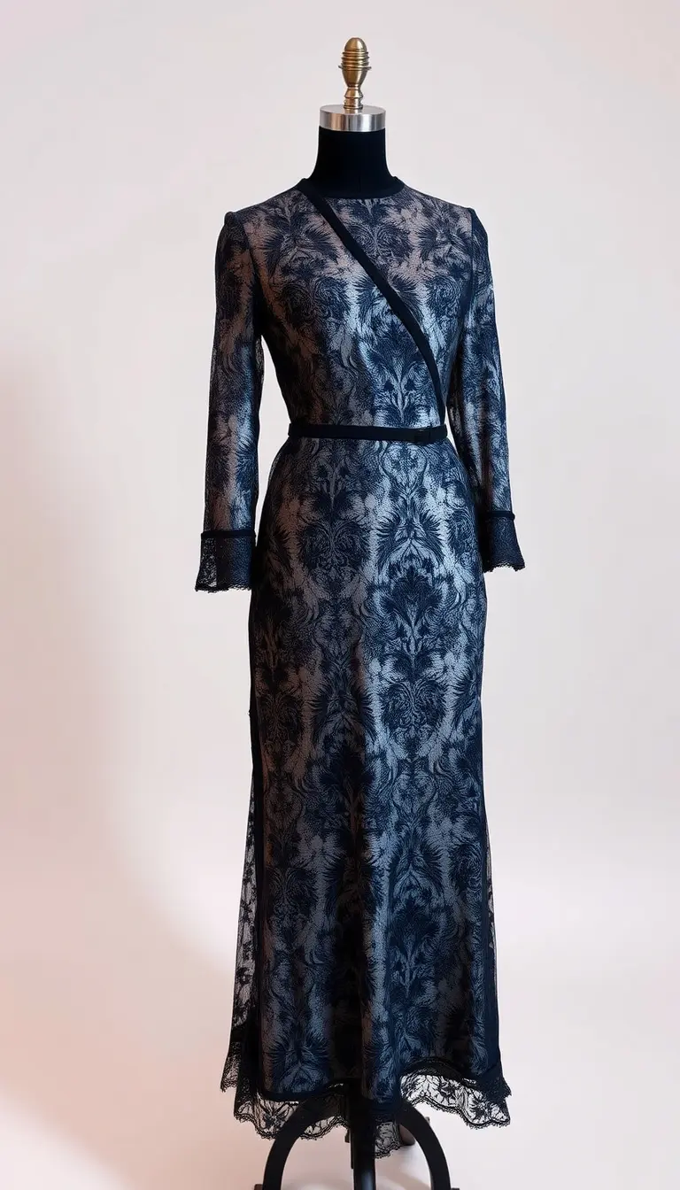 90s lace cocktail fancy dress