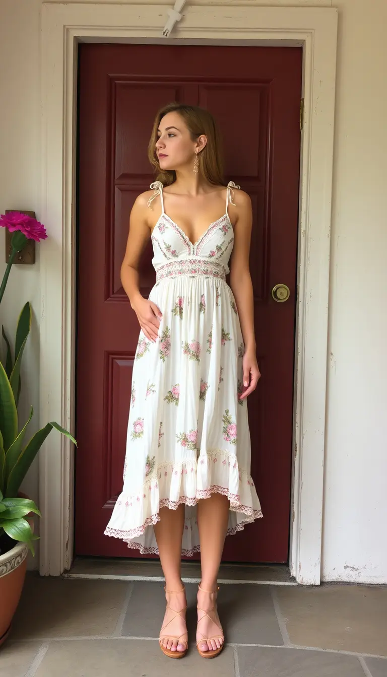 90s boho sundress fancy