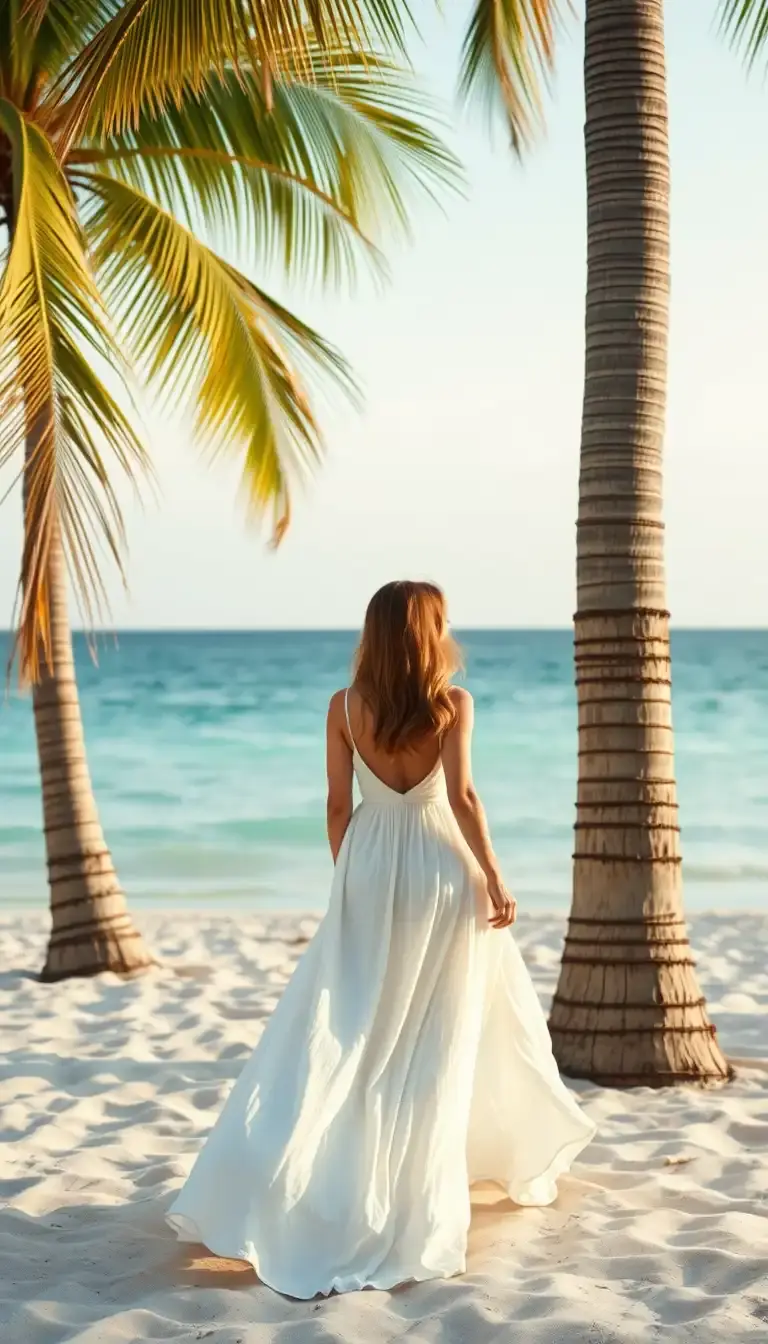 White Beach Maxi Dress