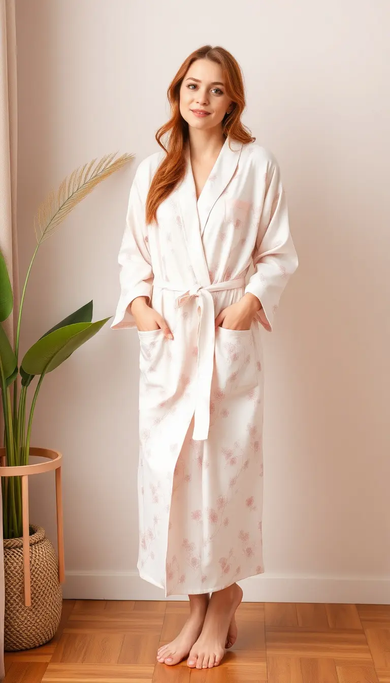 Cotton Womens Dressing Gown