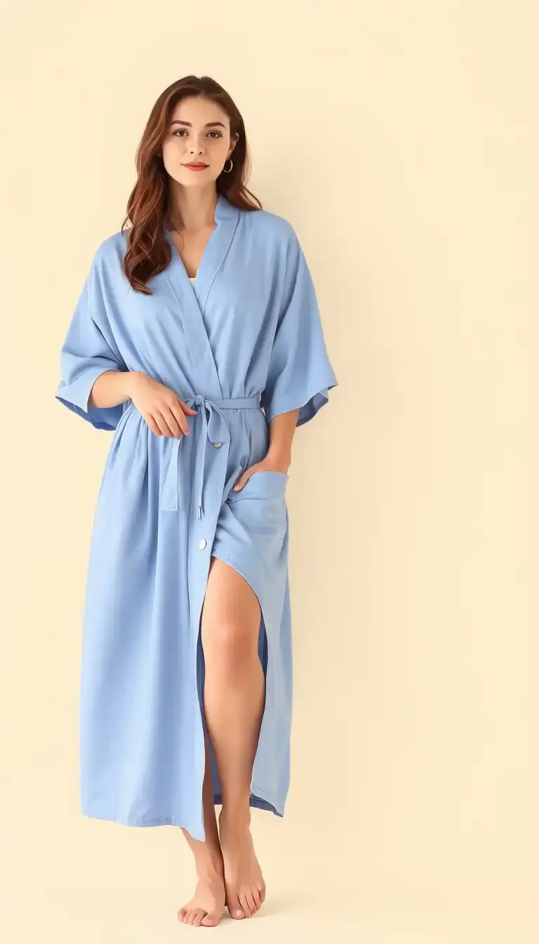 Short Womens Dressing Gown