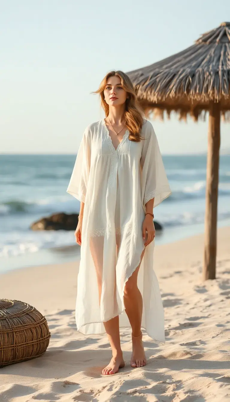 Linen Beach Kaftan
