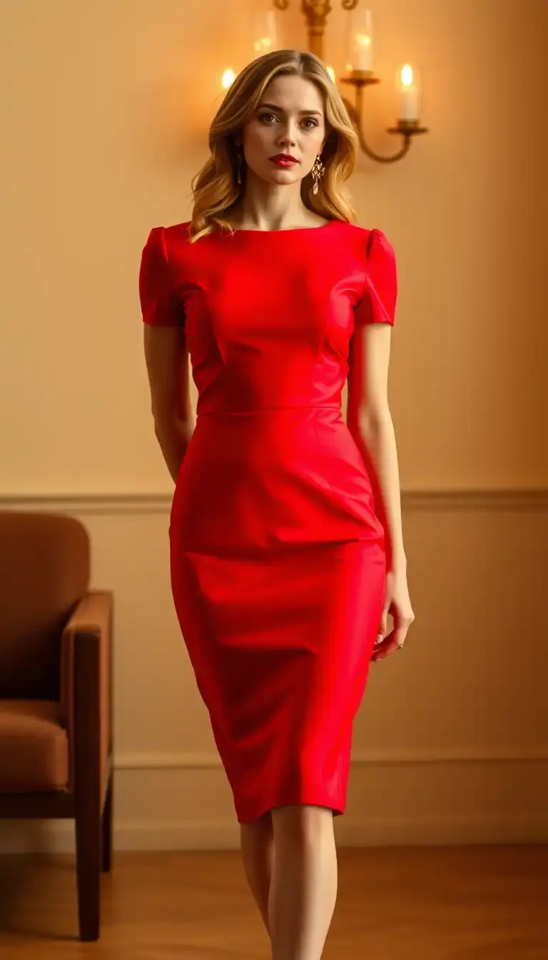 Red Cocktail Dress for women