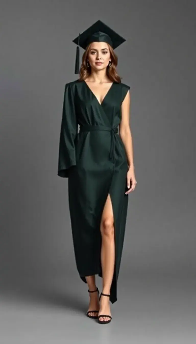 Minimalist Graduation Dress
