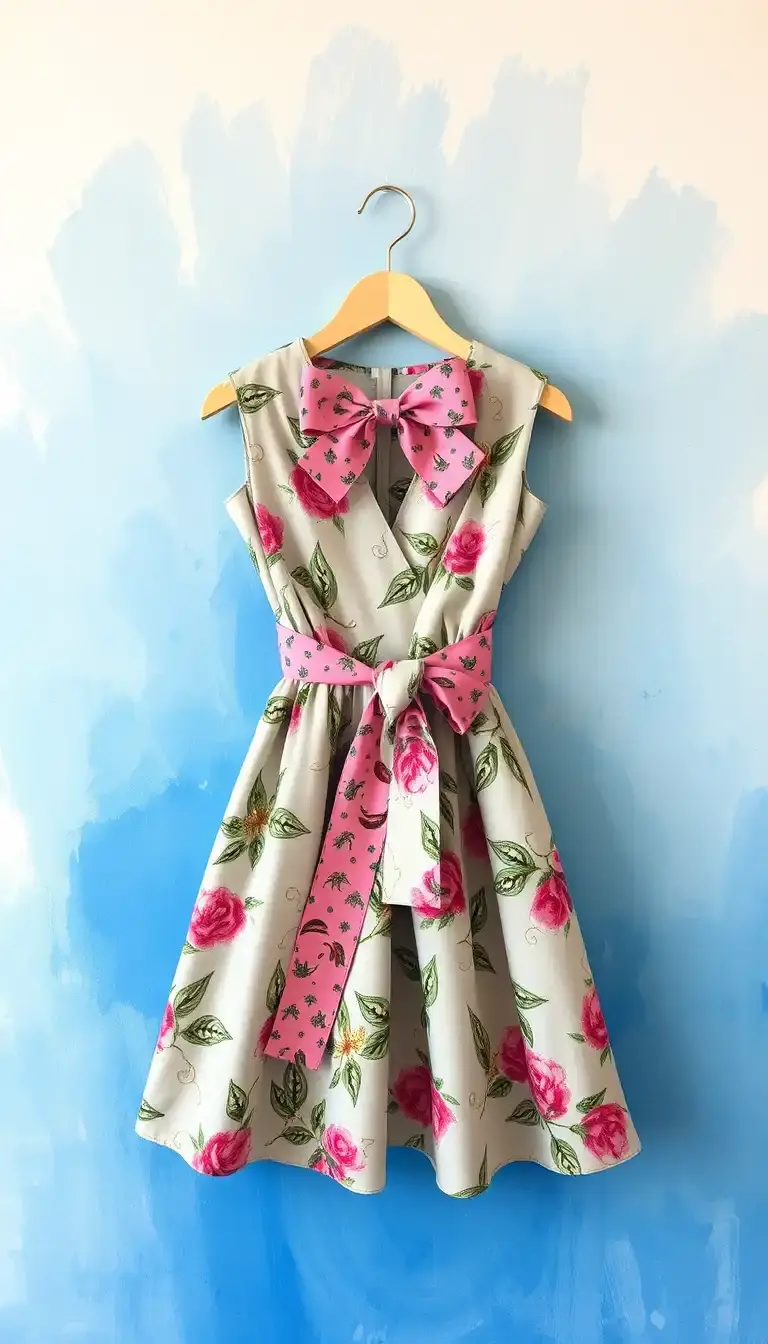 Wrap Birthday Dress with Bow