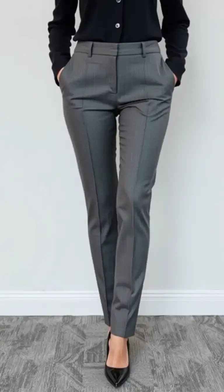 Gray Dress Pants Slim