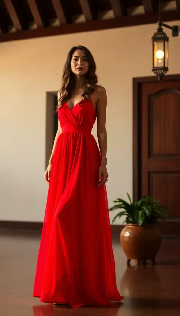 Red Maxi Dress