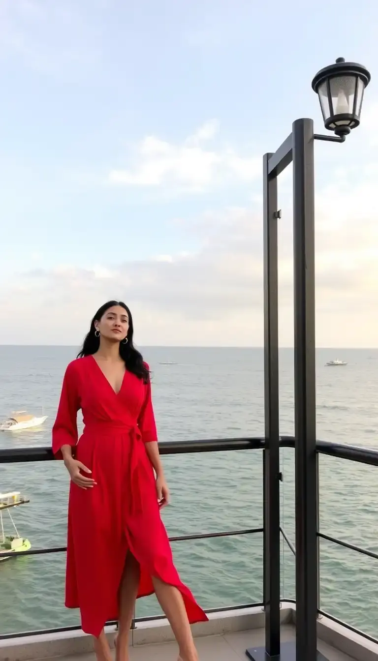 Red Wrap Dress