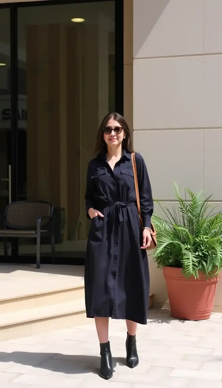 Long Sleeve Shirt Dress