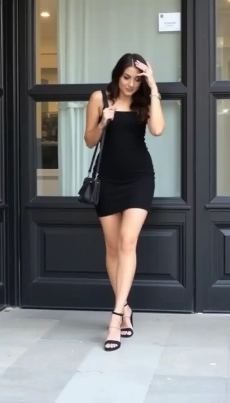 Black Mini Dress Classic