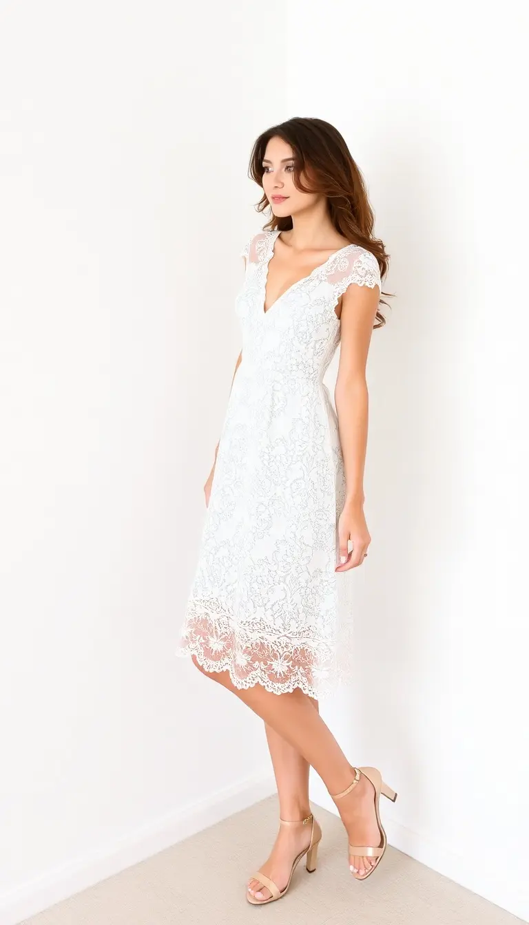 Lace Mini Dress Romantic