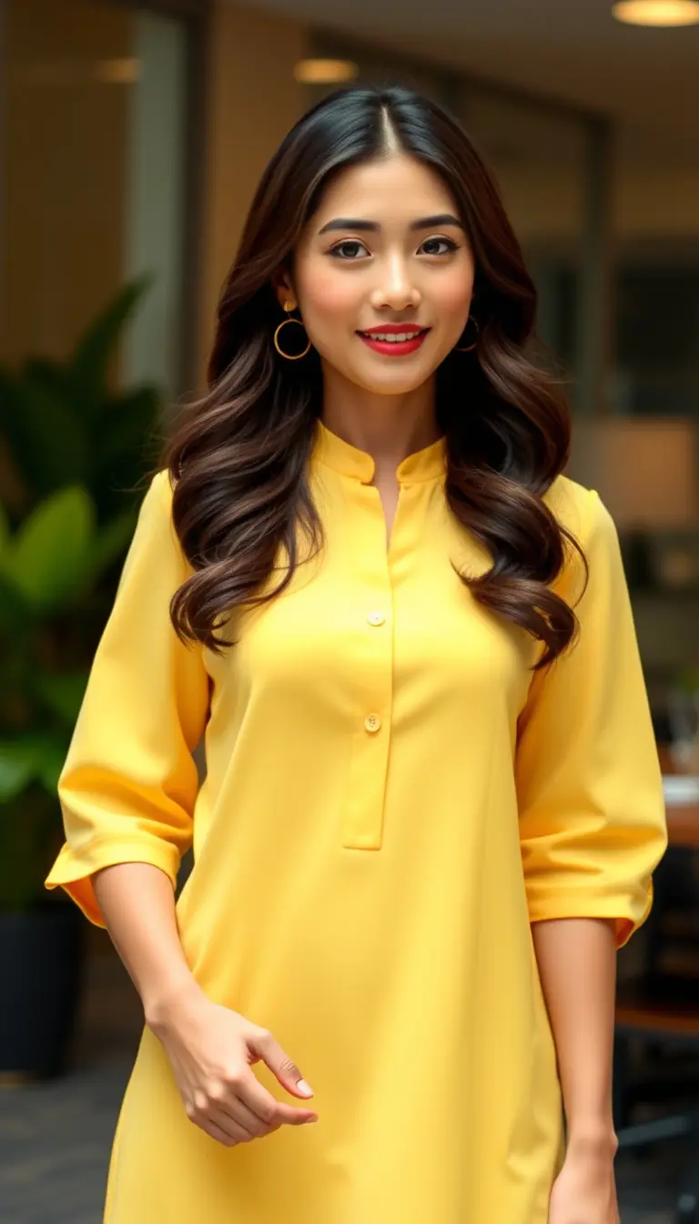 Pastel Yellow Shift Dress