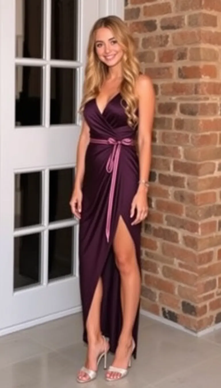 Wrap Homecoming Dress 2026