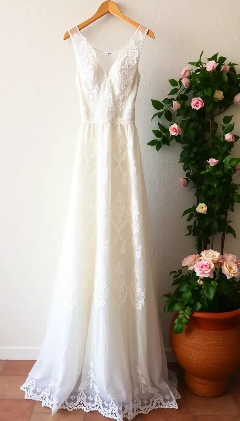 White Lace Dress Romantic