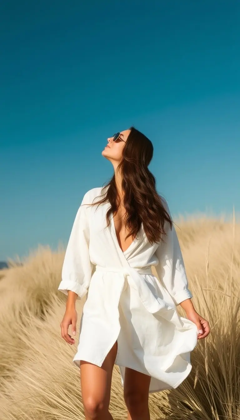 White Wrap Dress Versatile