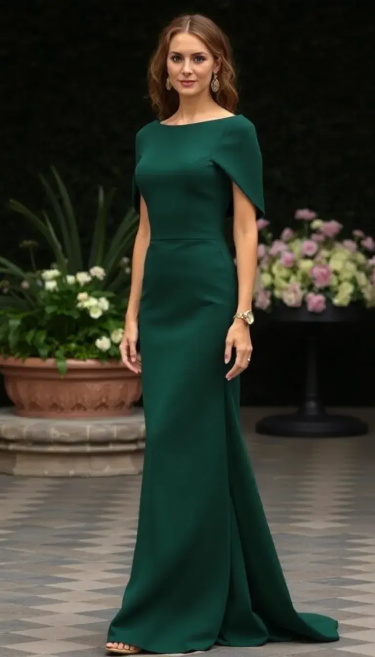 Hunter Green Formal Dress