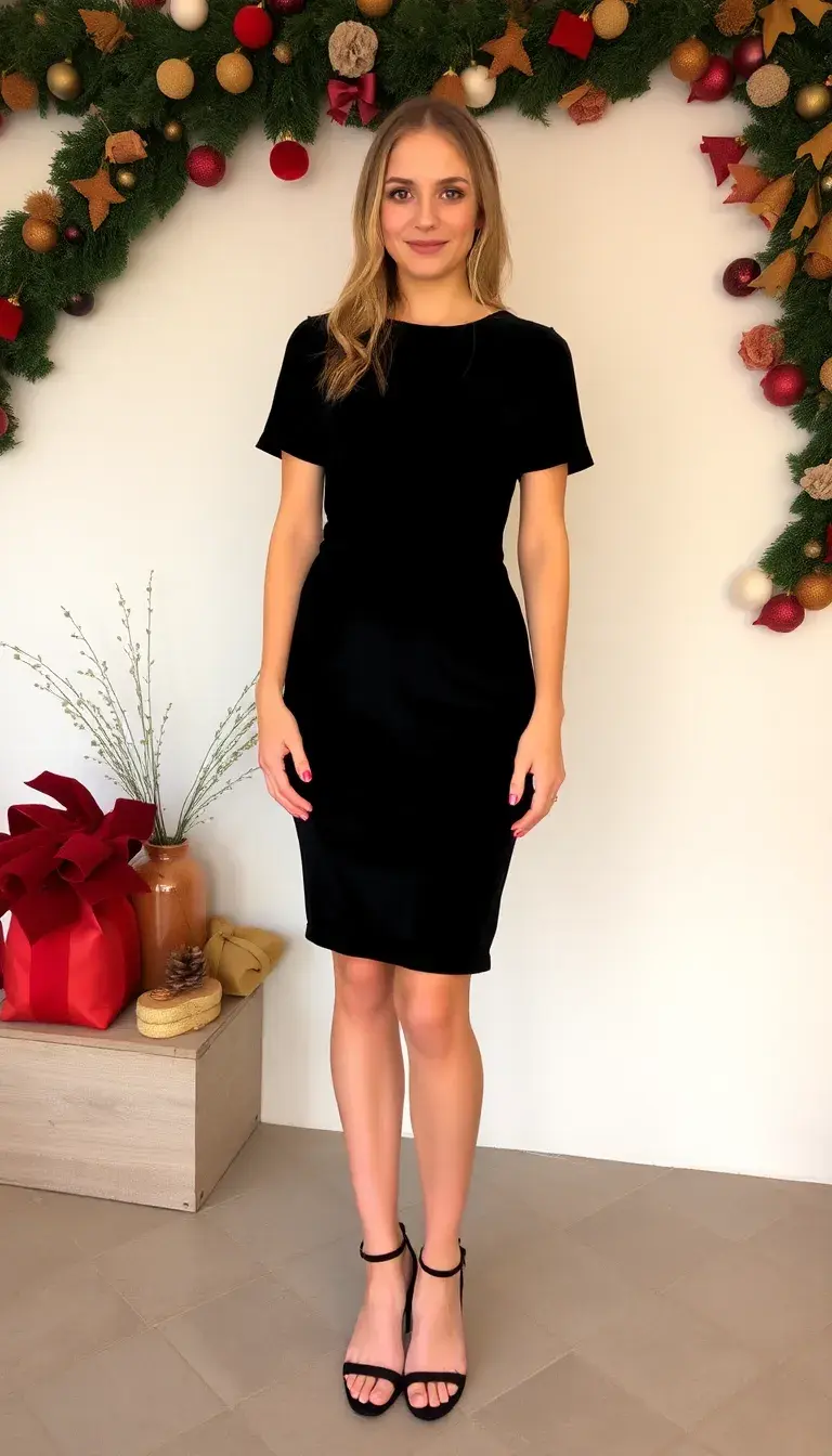 Velvet Little Black Dress