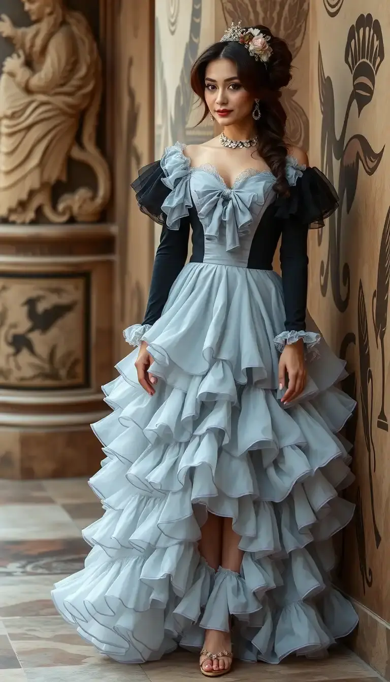 Ruffled Fancy Dress