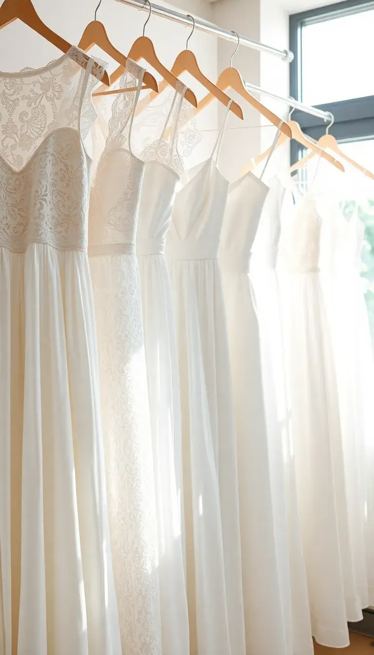 white dress and
