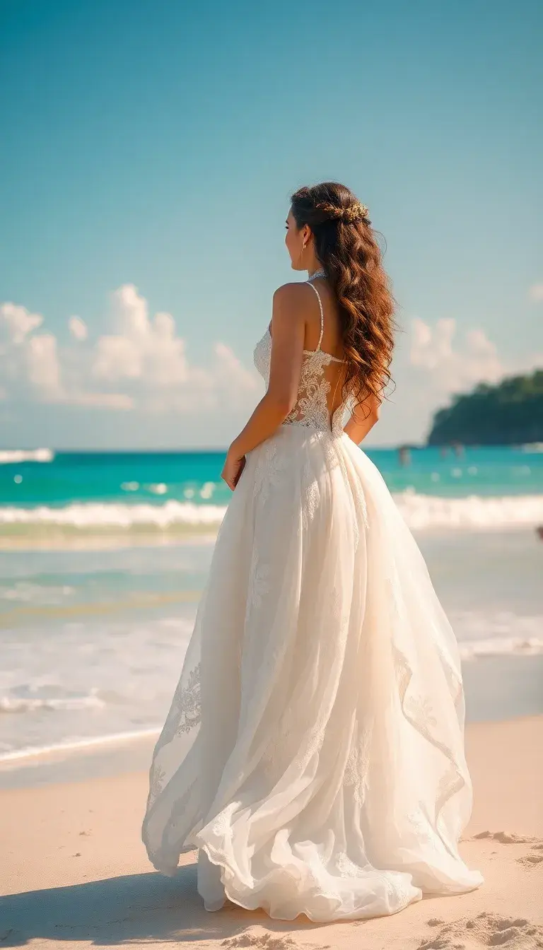beach wedding dresses