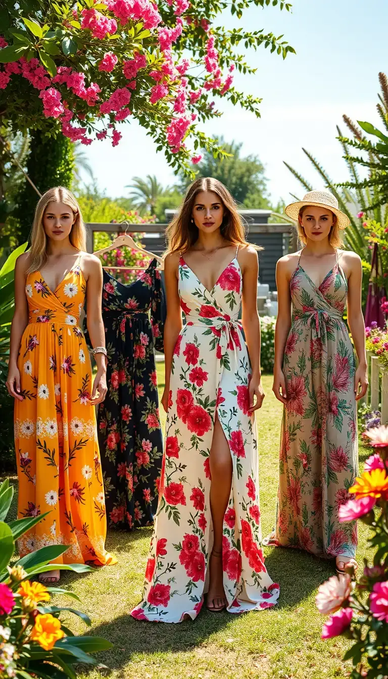 floral maxi dress