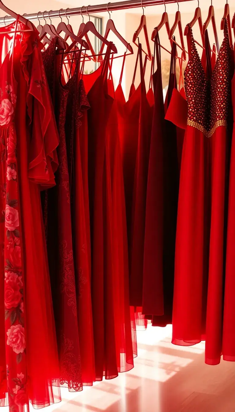 dresses with red