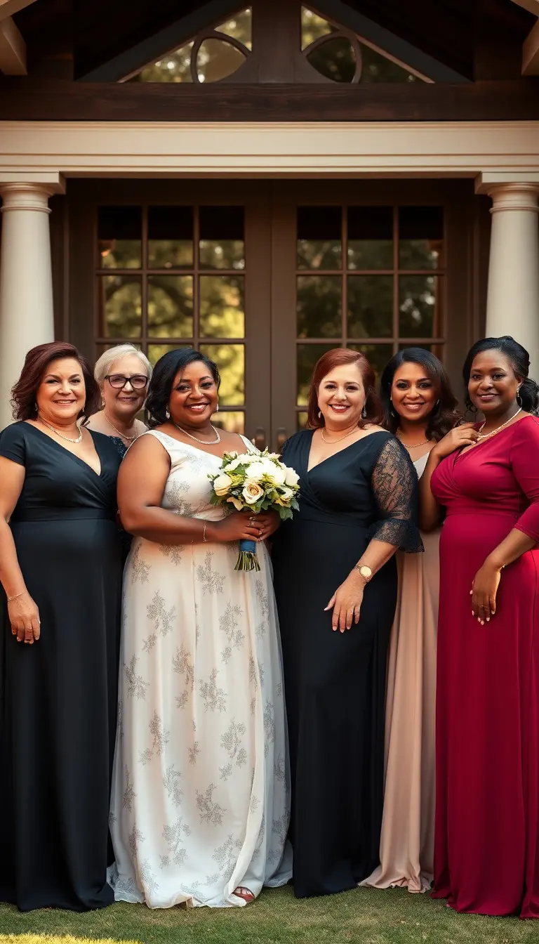 mother dresses for wedding plus size