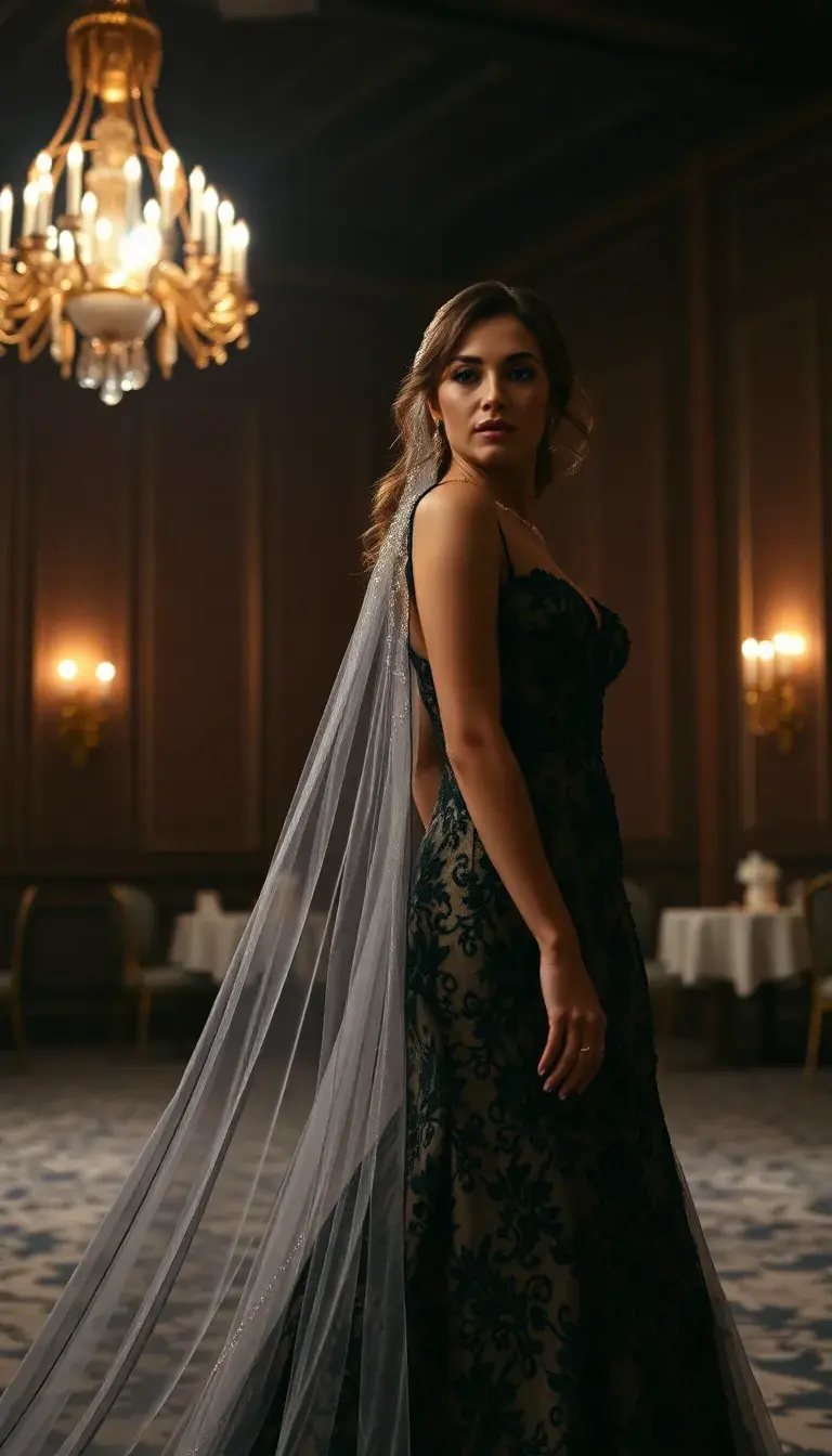black wedding dress