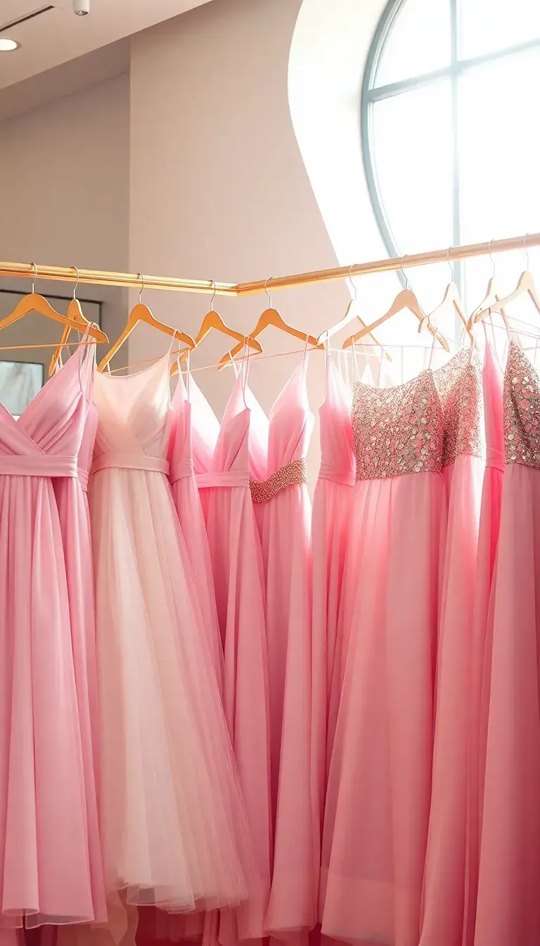pink prom dress