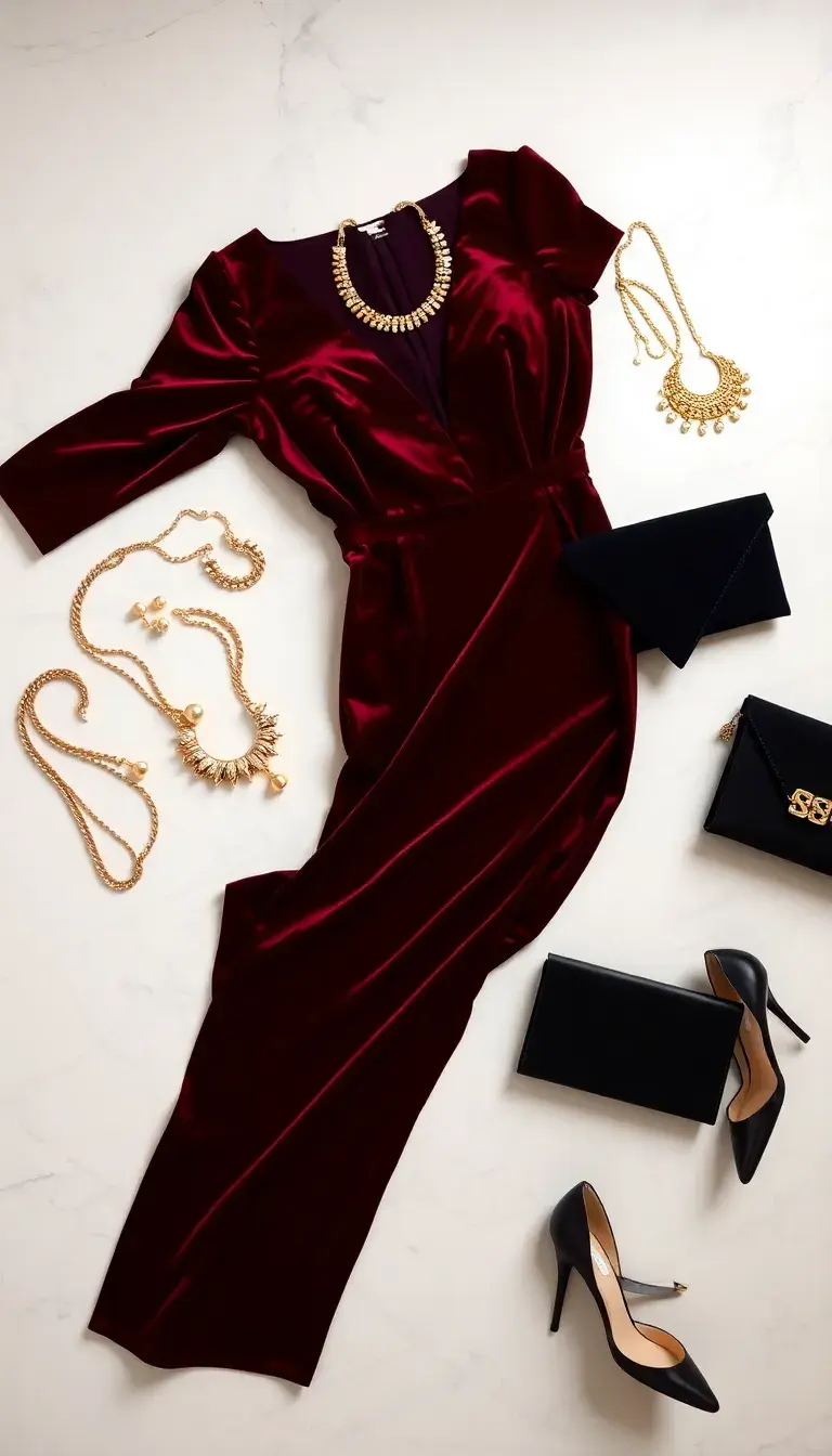 velvet dress