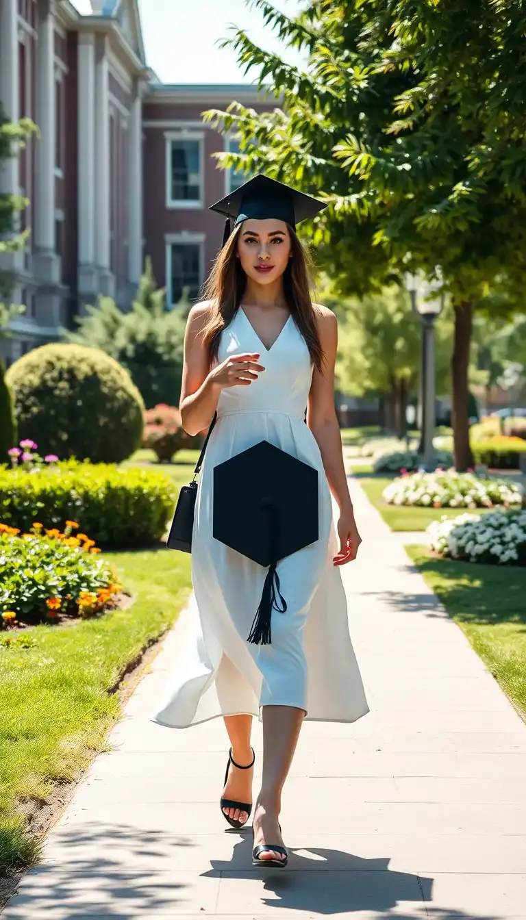 grad ceremony dresses