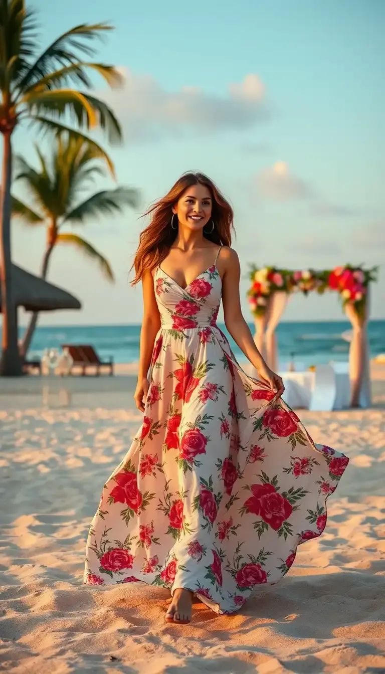 beach wedding guest dresses