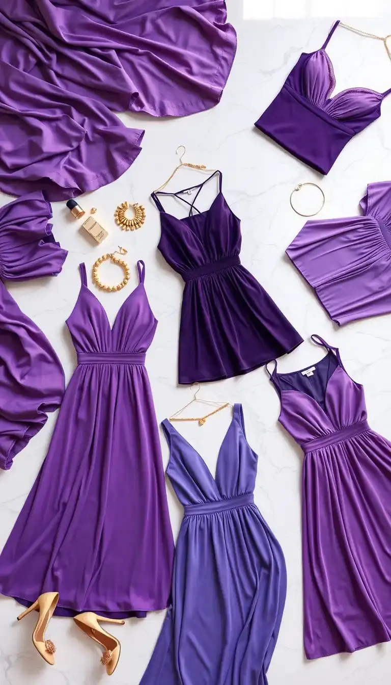 dress purple dresses