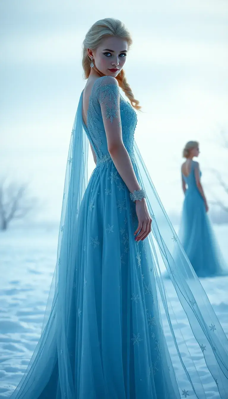 Elsa Dresses: Frozen-Inspired Blue Gowns for Fans