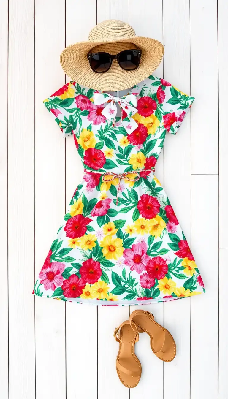 floral mini dress