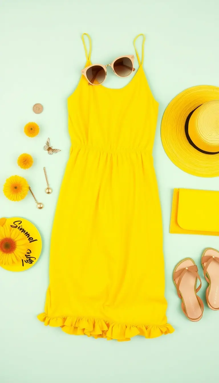 sabrina carpenter yellow dress