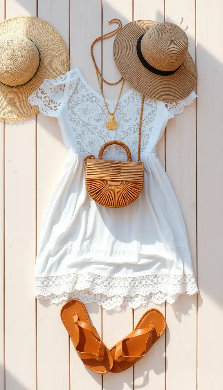 white mini dress
