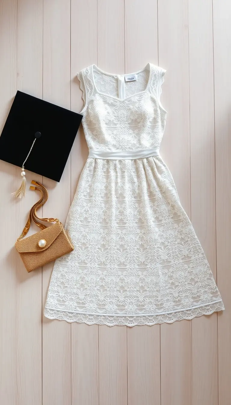 white commencement dresses