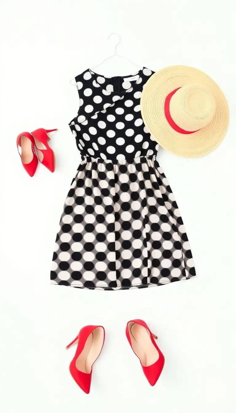 polka dot dress