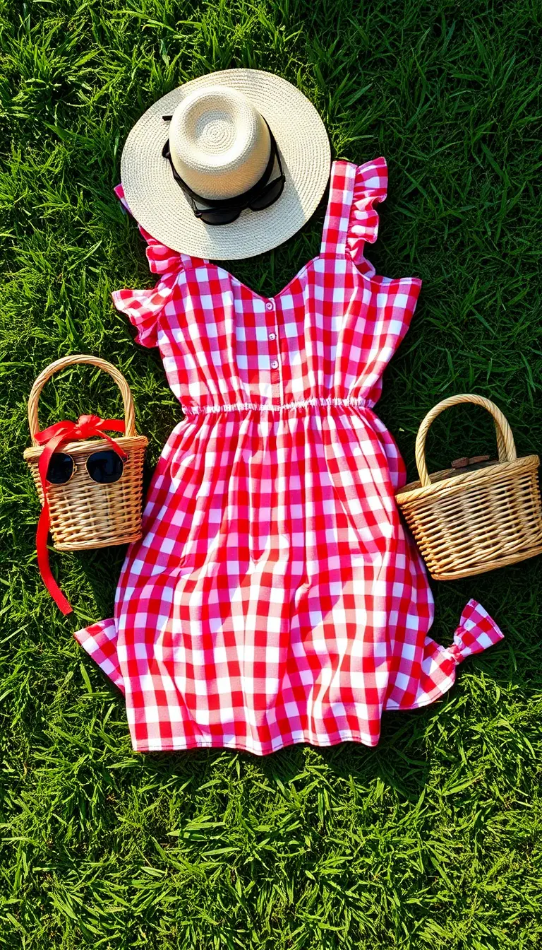 gingham dress