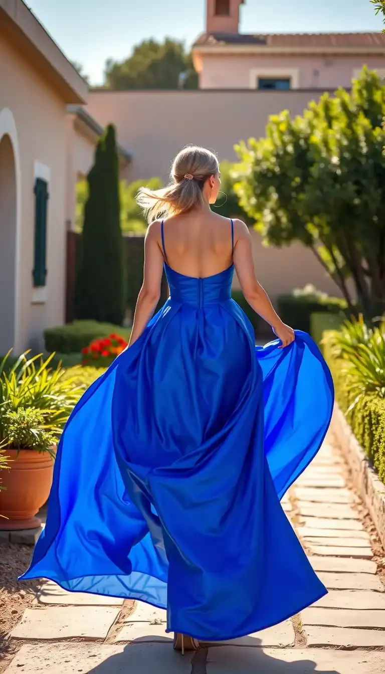 royal blue dress