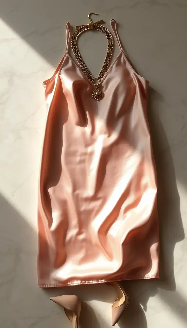 satin dress