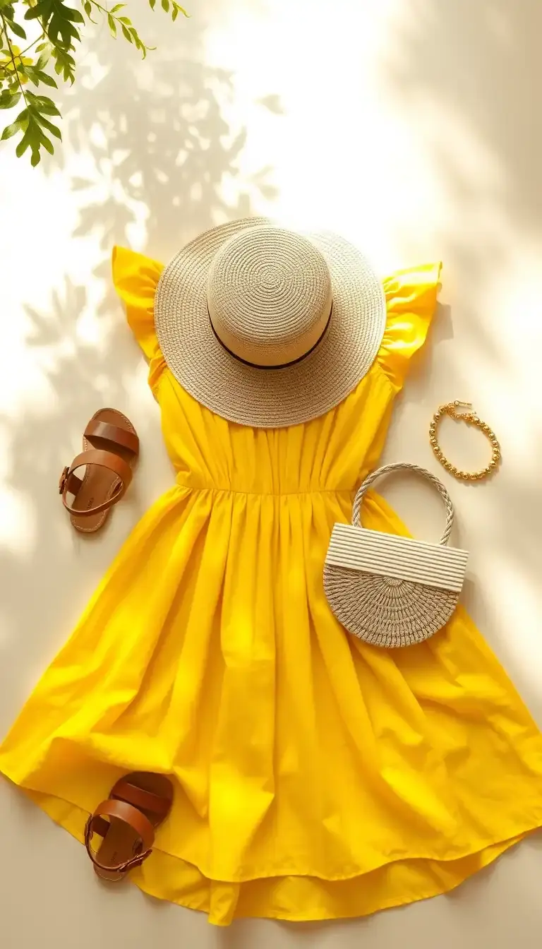yellow dress dress